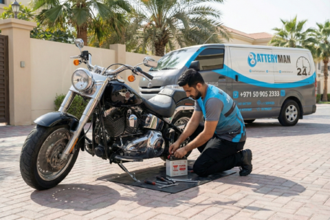 Batteryman Motorcycle Battery Replacement Service Section Image 1